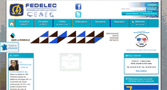 Desktop Screenshot of fedelec.fr